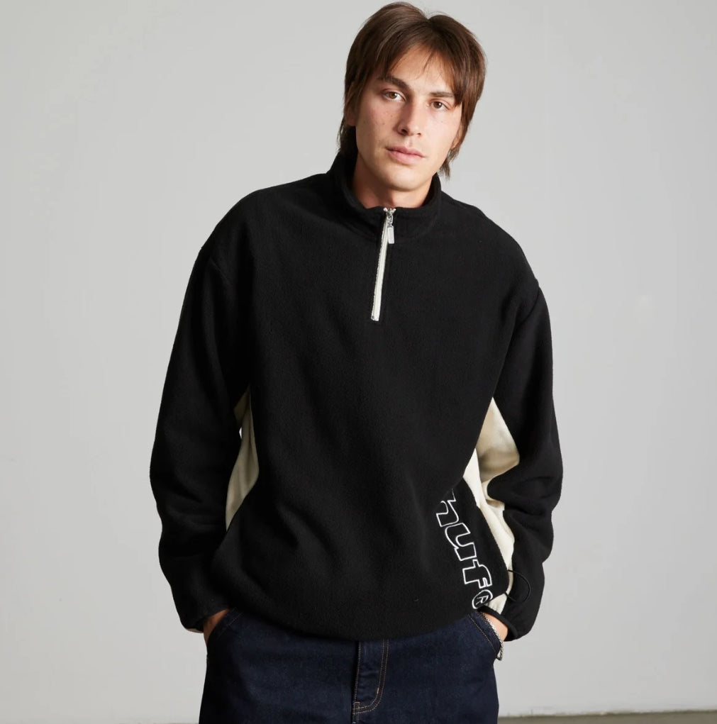 BASECAMP QUARTER-ZIP POLAR FLEECE BLACK