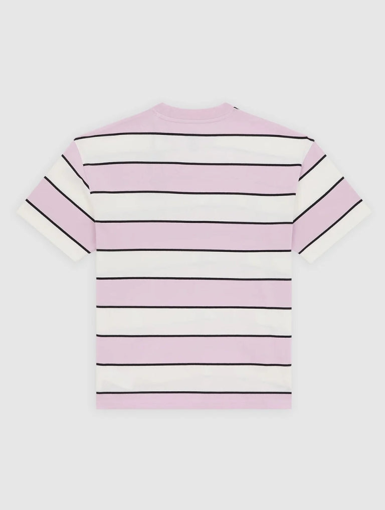 EMBROIDERY STRIPE TEE ECRU