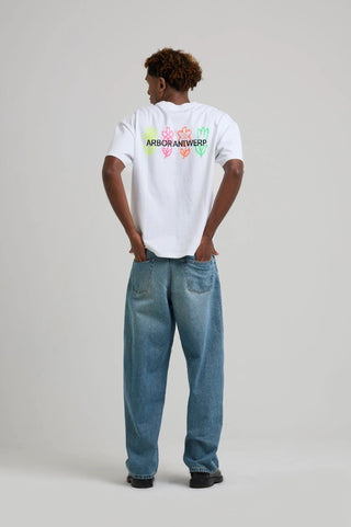 PIXEL FLOWER TEE WHITE