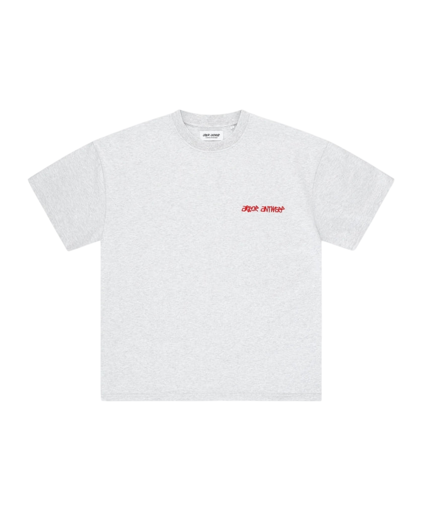 FLOWER QUARTET TEE RED
