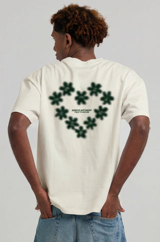 FADED  FLOWER TEE CREAM