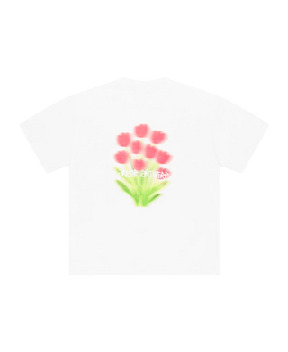 TULIP BLOOM TEE WHITE