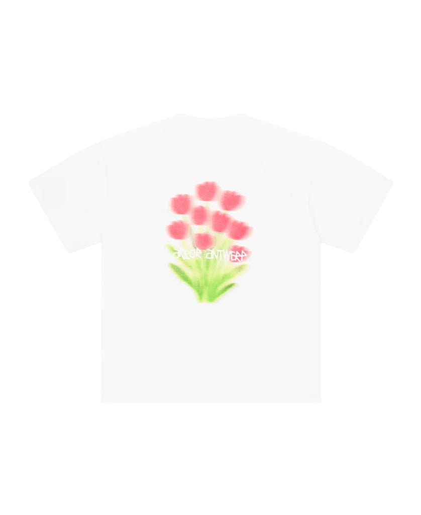 TULIP BLOOM TEE WHITE