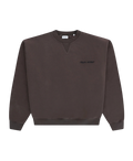 PIXEL FLOWER CREWNECK COFFEE