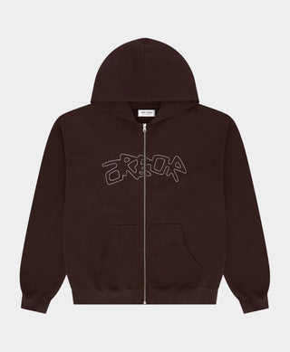 DOTLINE ARBOR ZIPPER HOODIE