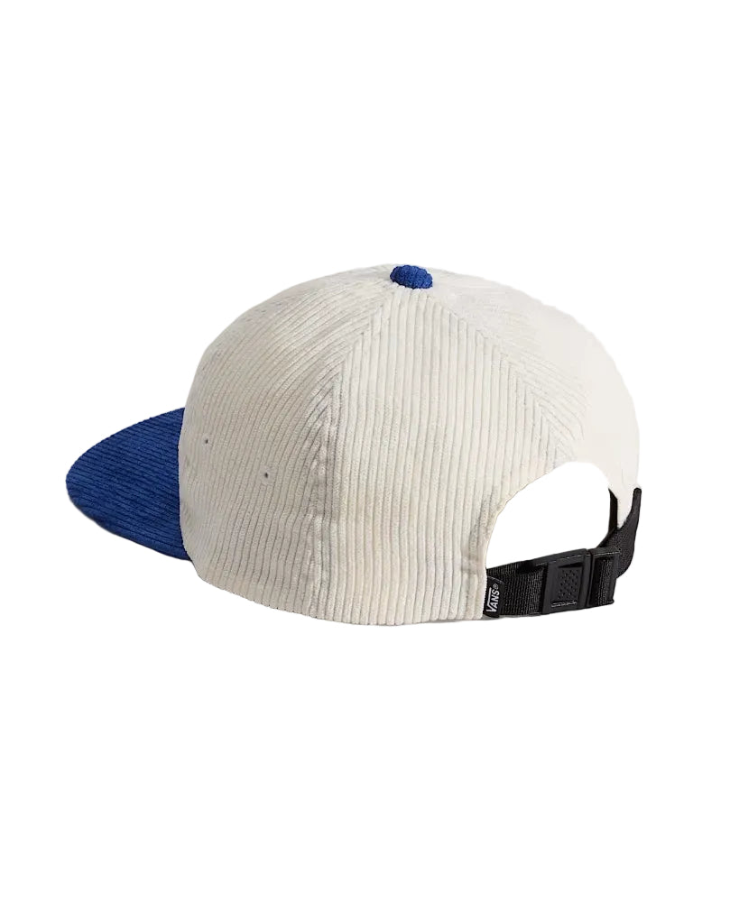 WAVY SCRIPT JOCKEY CAP BLUE