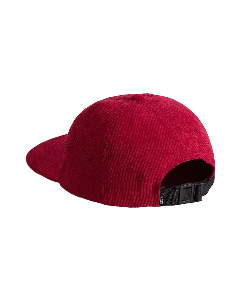 WAVY SCRIPT JOCKEY CAP RED