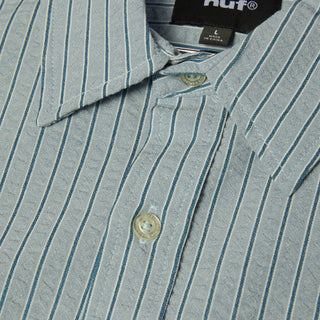 BIG BLOCK STRIPED S/S SHIRT LIGHT BLUE