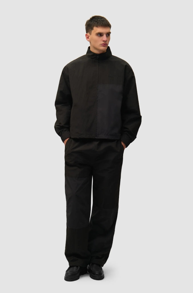 SQUARED TRACK PANTS BLACK