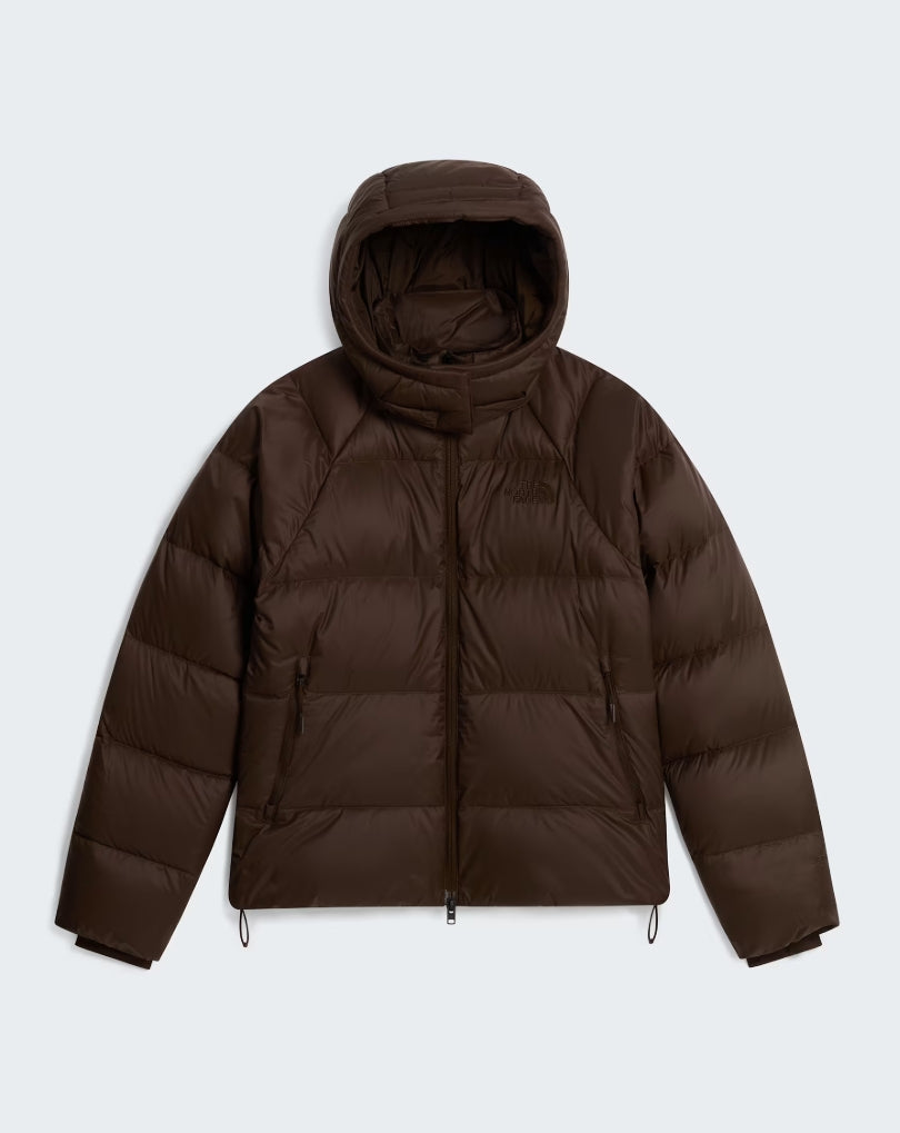 W CITY DOWN HOODED JACKET DARK CHESTNUT