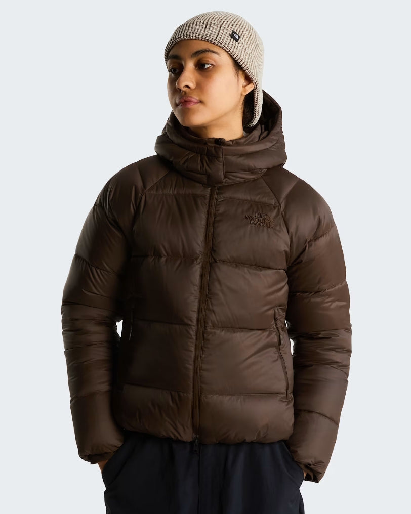 W CITY DOWN HOODED JACKET DARK CHESTNUT