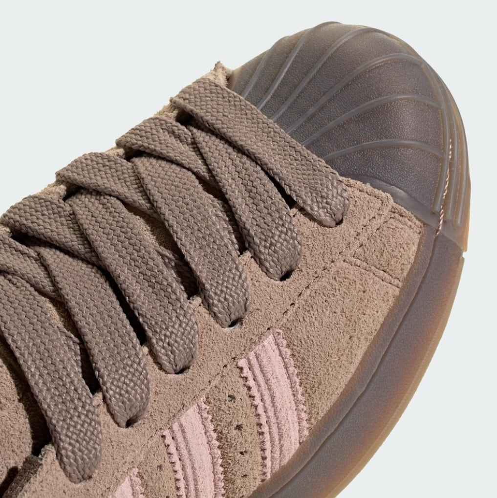 W SUPERSTAR ST BROWN/BLUSH