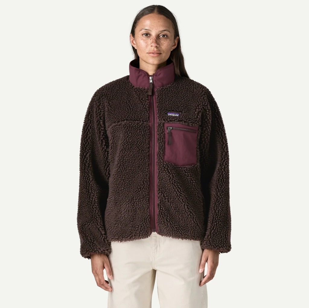 W CLASSIC RETRO-X FLEECE JACKET DEN BROWN