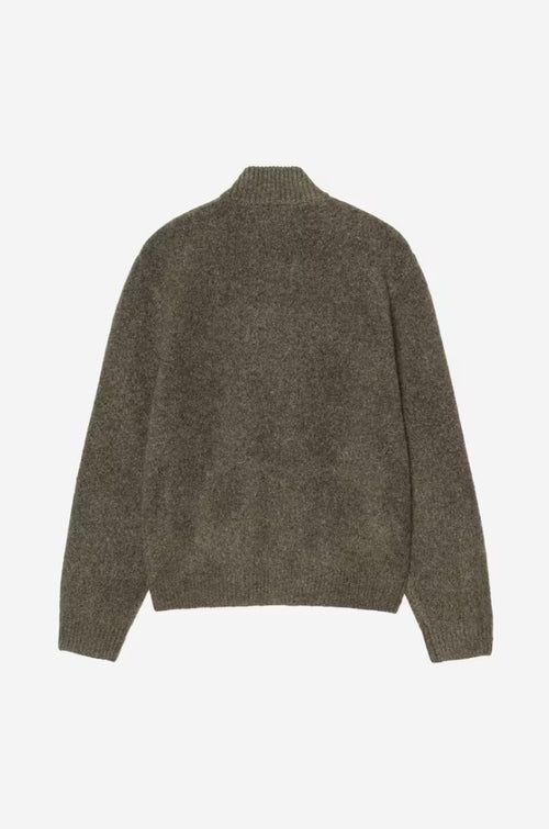CURTIS SWEATER JACKET TANGLED SHUNGITE