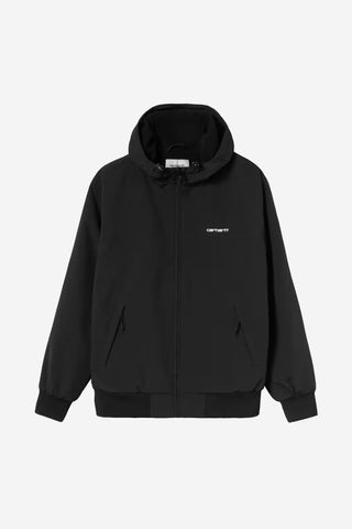 HOODED SAIL JACKET BLACK