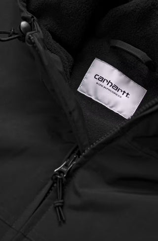 HOODED SAIL JACKET BLACK