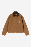 W' OG DETROIT JACKET WIP H BROWN/TOBACCO RINSED
