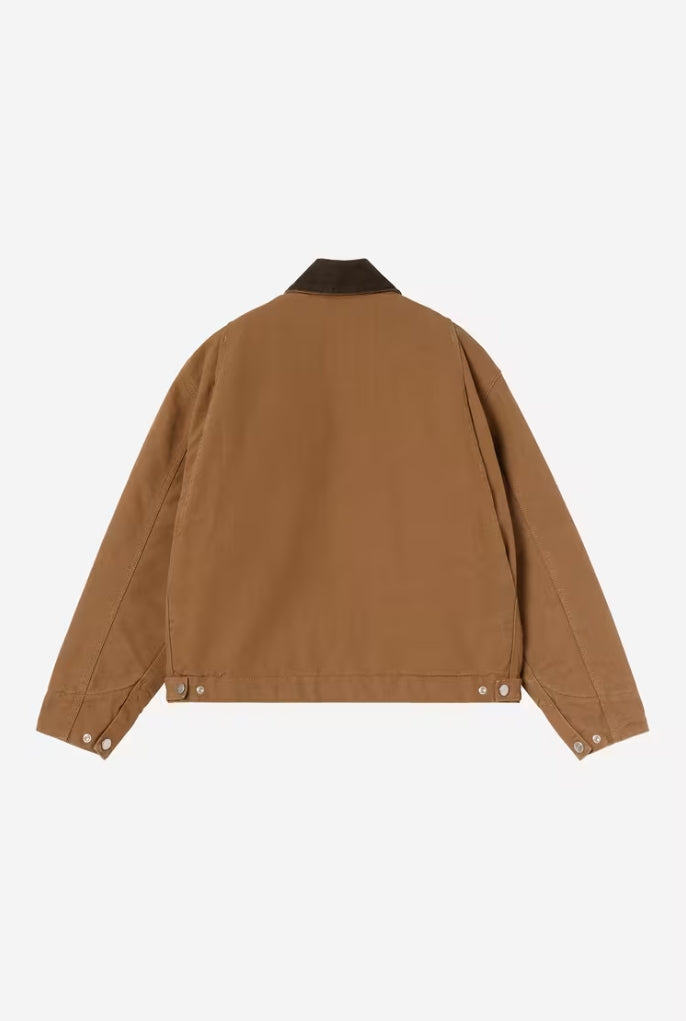 W' OG DETROIT JACKET WIP H BROWN/TOBACCO RINSED