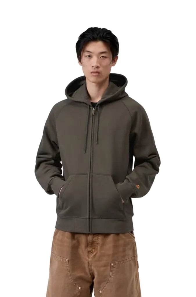 HOODED CHASE JACKET SHUNGITE