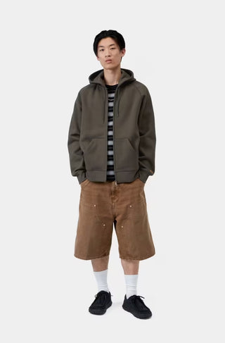 HOODED CHASE JACKET SHUNGITE