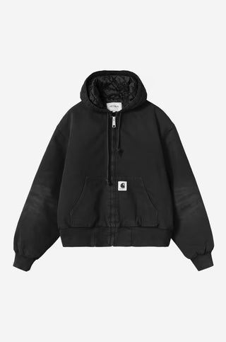 W' ACTIVE JACKET BLACK STONE CANVAS