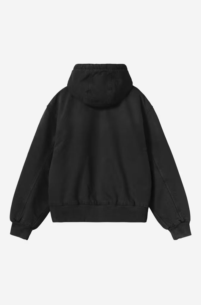 W' ACTIVE JACKET BLACK STONE CANVAS