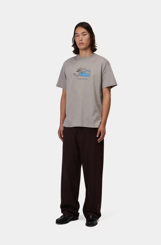 ICE FISHING TEE SHADY GREY