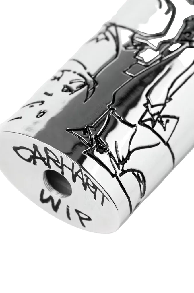 BLINKERFLUID BIC METAL LIGHTER CASE SILVER