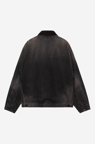 OG DETROIT JACKET BLACK/BLACK TOBACCO USED WASH