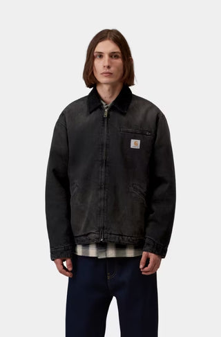 OG DETROIT JACKET BLACK/BLACK TOBACCO USED WASH