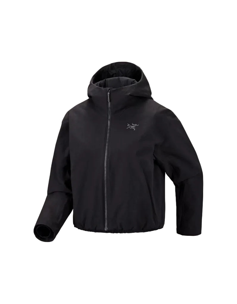 W CLARKIA AR INSULATED HOODY JACKET BLACK