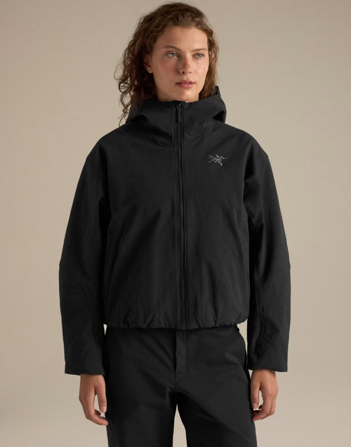 W CLARKIA AR INSULATED HOODY JACKET BLACK