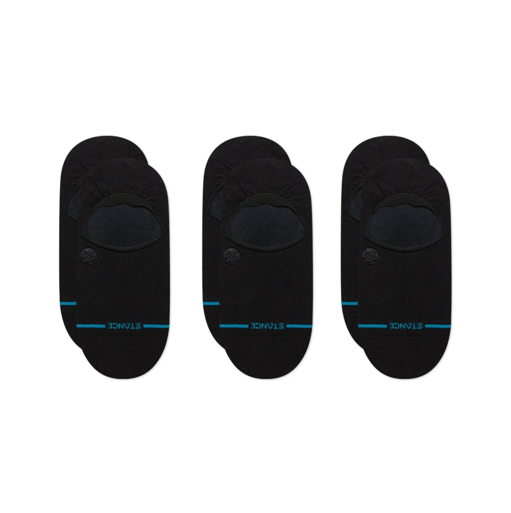 ICON NO SHOW SOCK 3-PACK BLACK