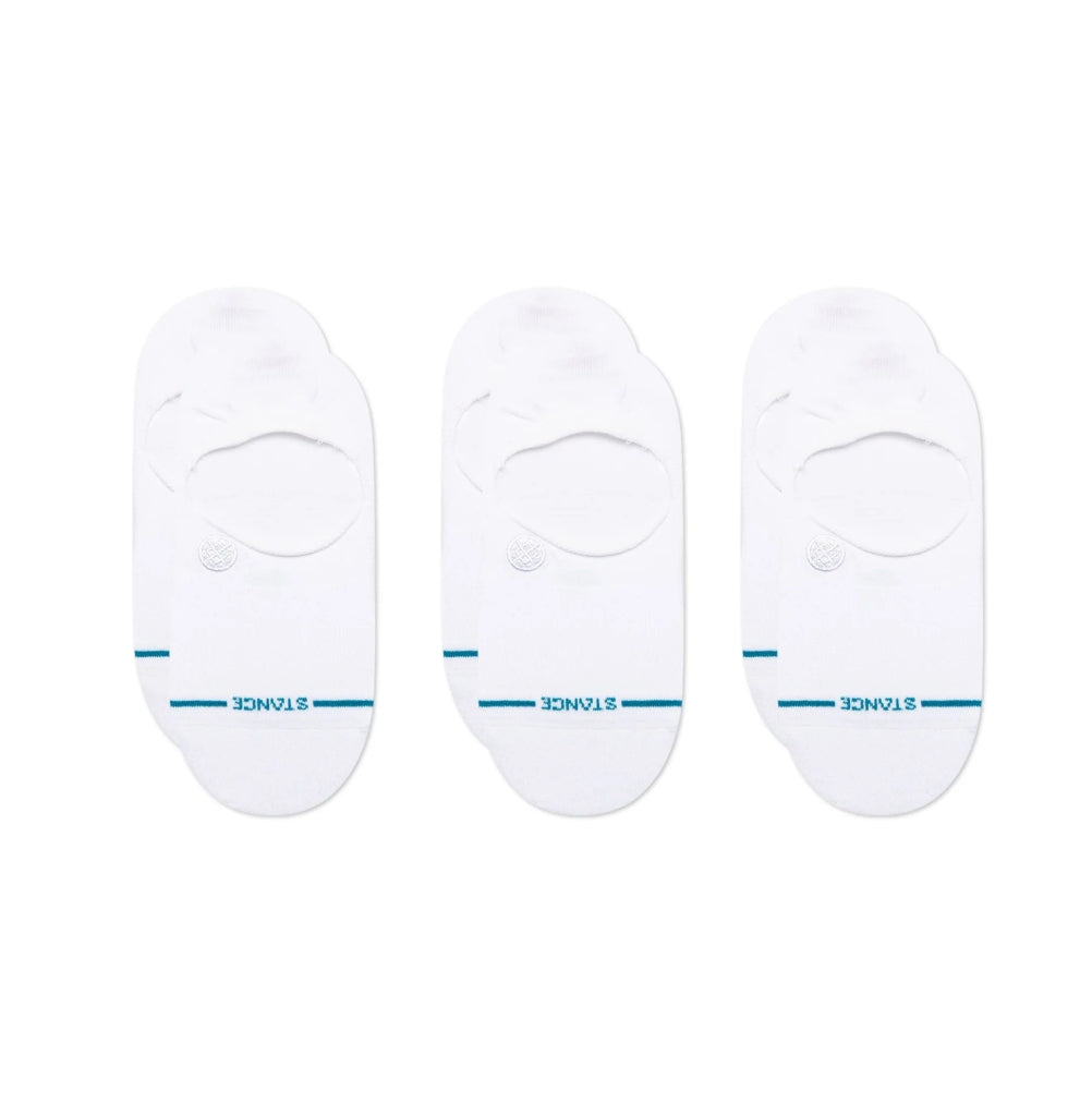 ICON NO SHOW SOCK 3-PACK WHITE