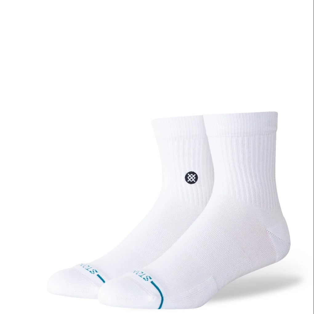 ICON QUARTER SOCK WHITE