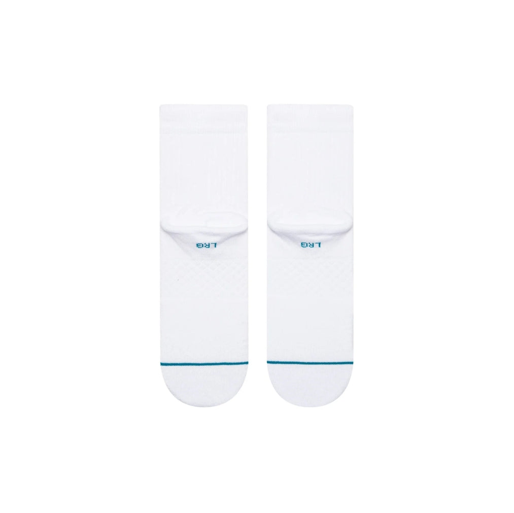 ICON QUARTER SOCK WHITE
