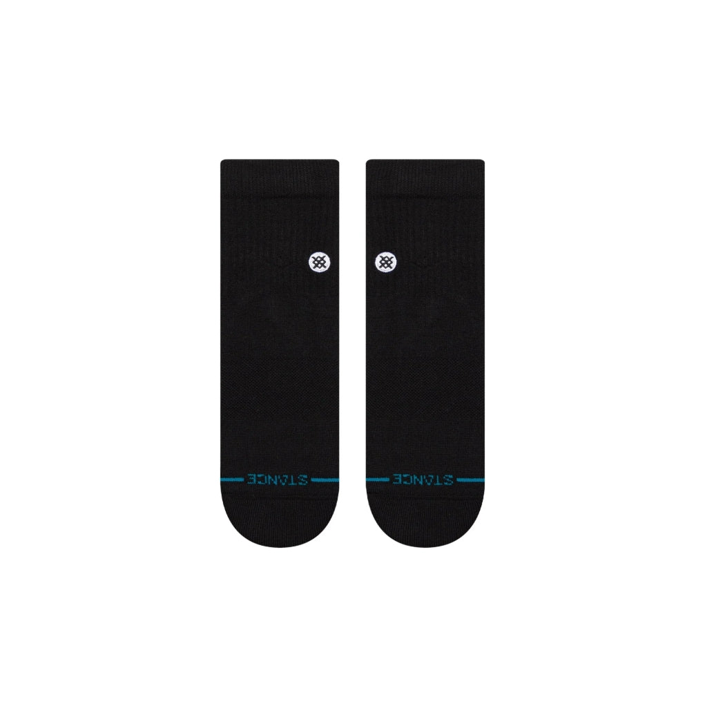 ICON QUARTER SOCK BLACK