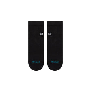 ICON QUARTER SOCK BLACK