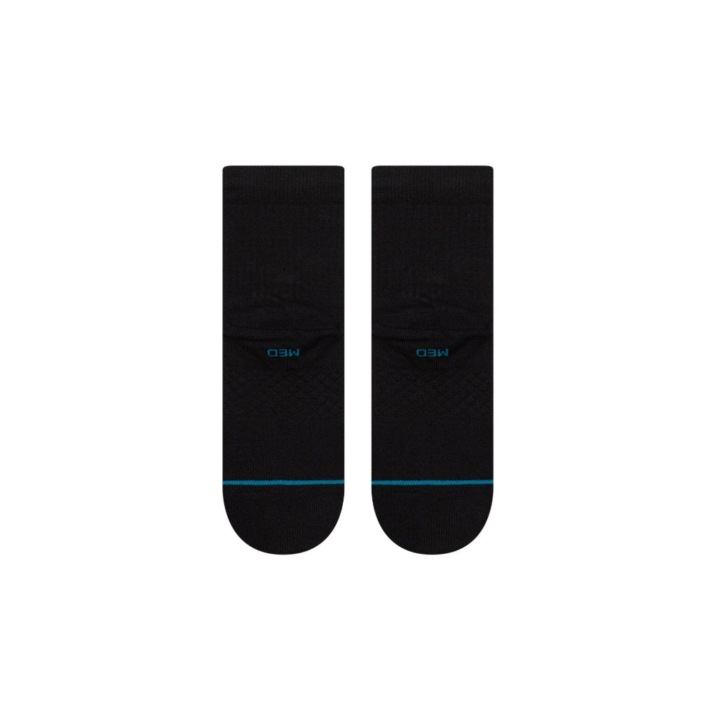 ICON QUARTER SOCK BLACK