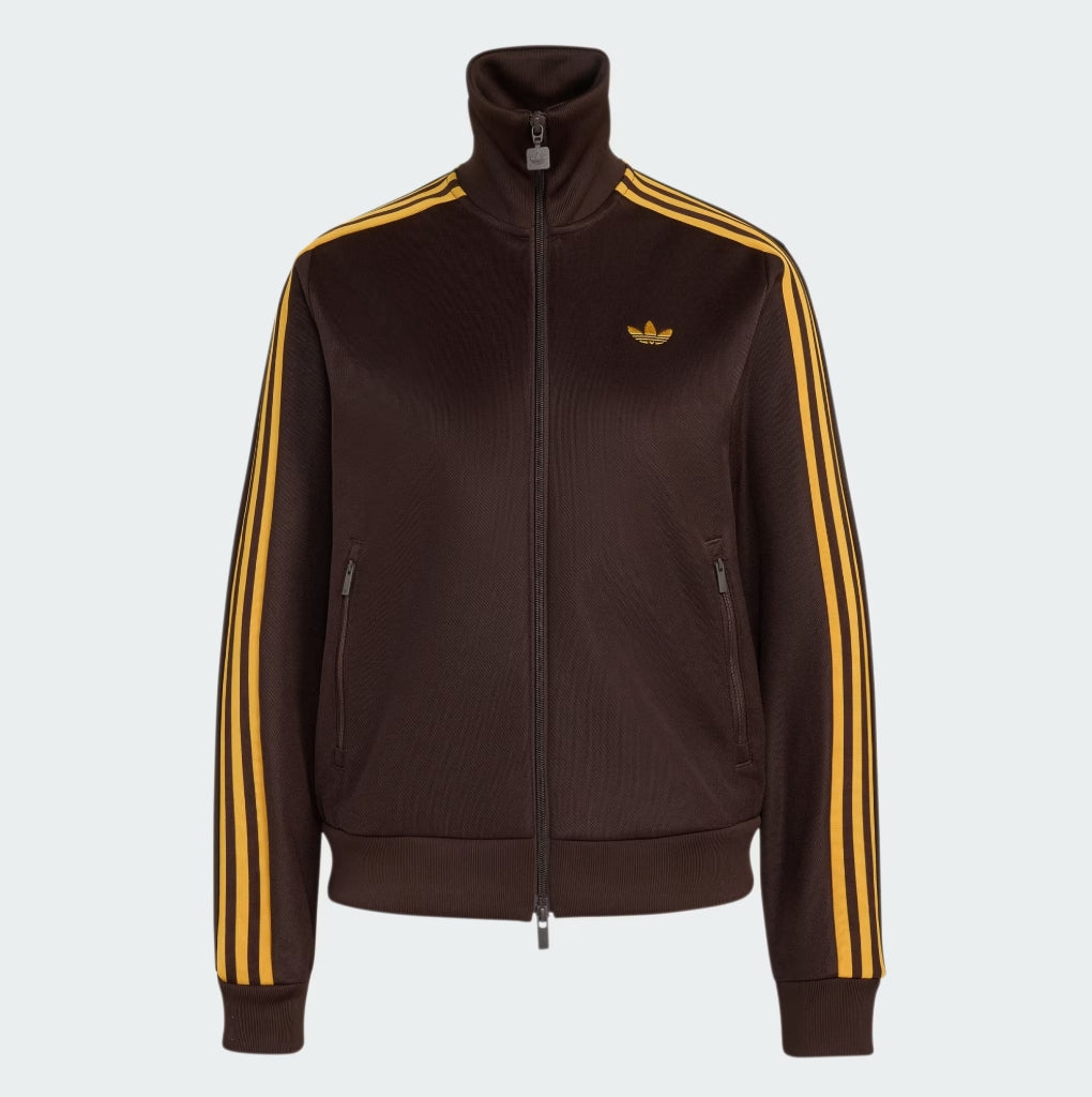 BECKENBAUER TRACK TOP AURORA COFFE/PRELOVED YELLOW