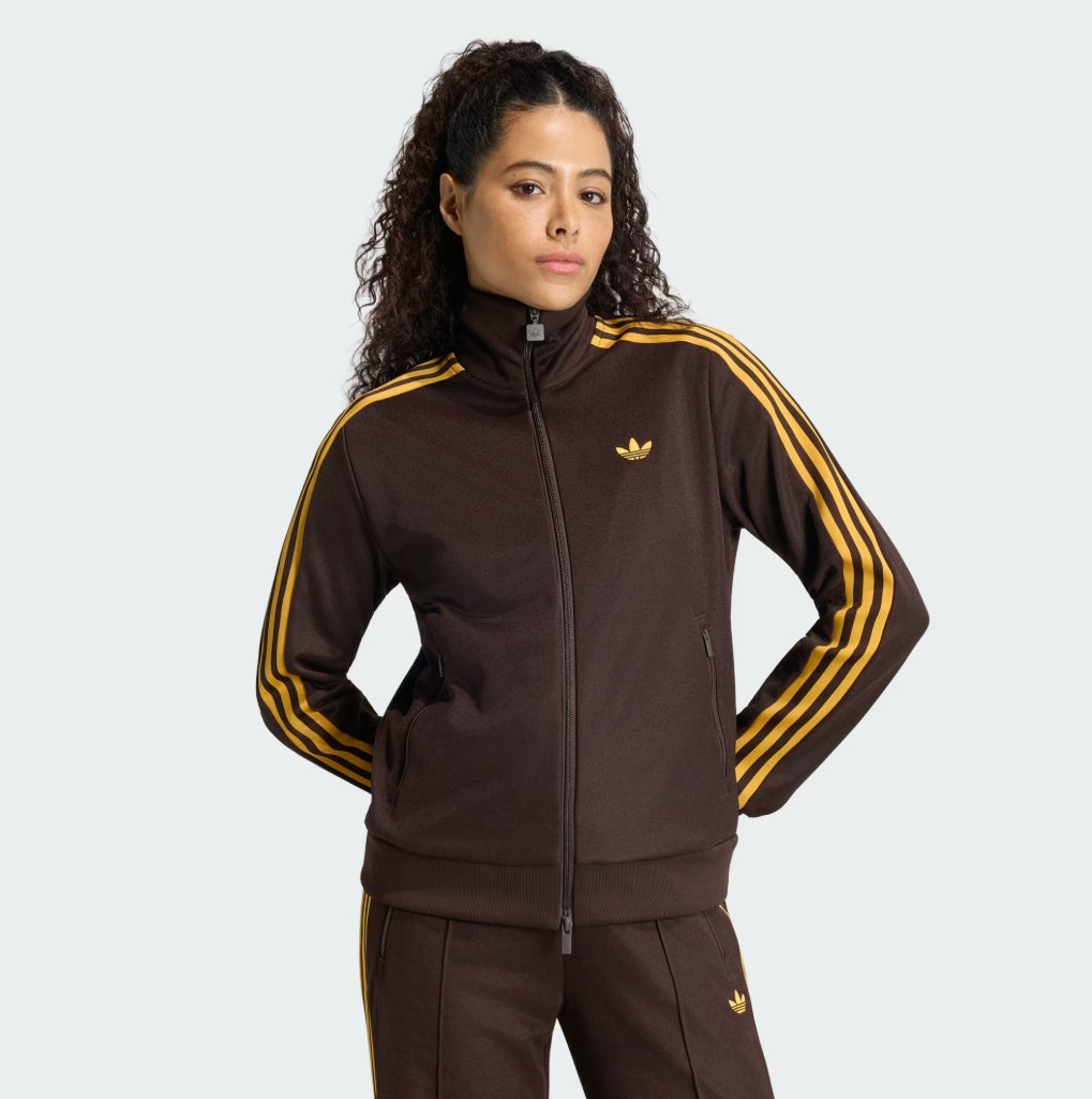 BECKENBAUER TRACK TOP AURORA COFFE/PRELOVED YELLOW