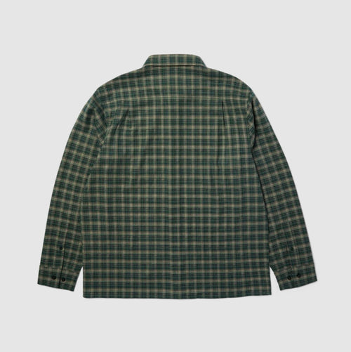 CROSS PLAID SHIRT PINE