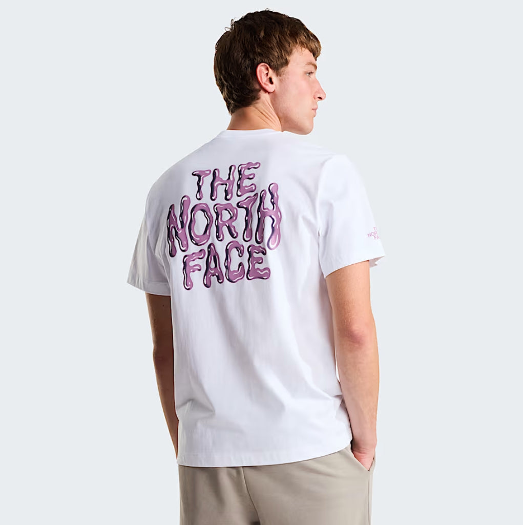 DRIP LOGO RELAXED GRAPHIC TEE WHITE