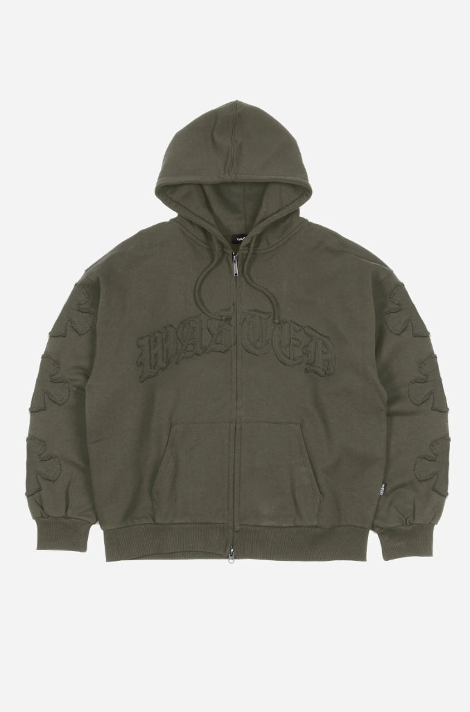 ORDO ZIP HOODIE ARMY GREEN