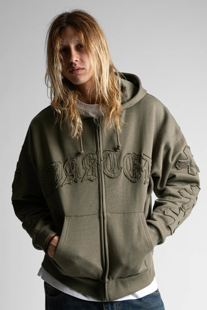 ORDO ZIP HOODIE ARMY GREEN