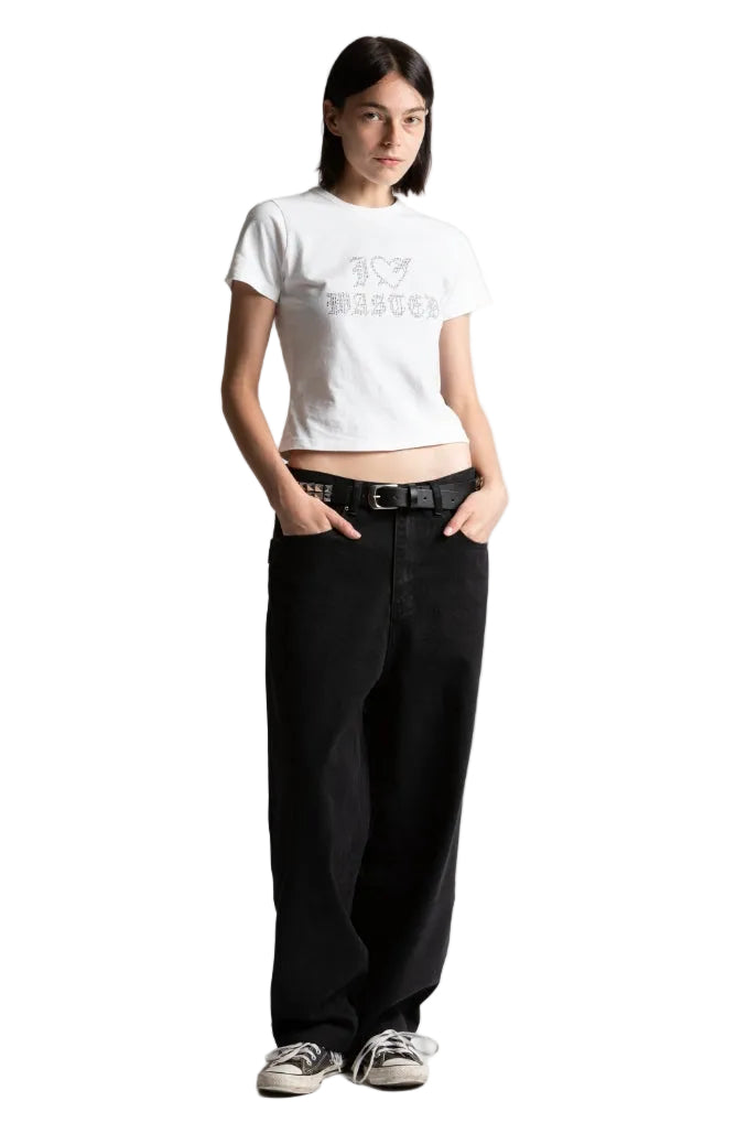 W I LOVE WASTED TEE WHITE