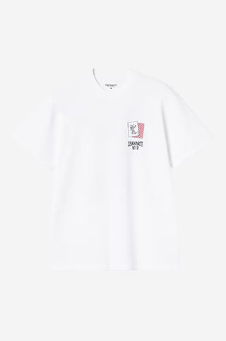 PLAYING CARD TEE WHITE