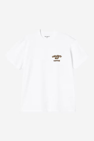 COFFEE BREAK TEE WHITE