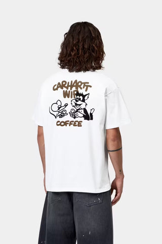 COFFEE BREAK TEE WHITE