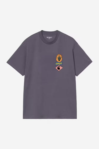 STACKED GRAPES TEE SHADY PURPLE